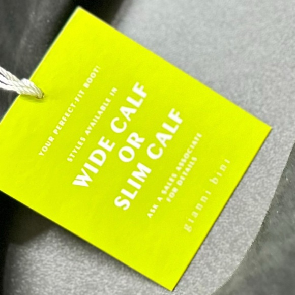 GIANNI BINI MAKAYE wide or slim calf suede tall boots w kitten heel NWT - Picture 7 of 7